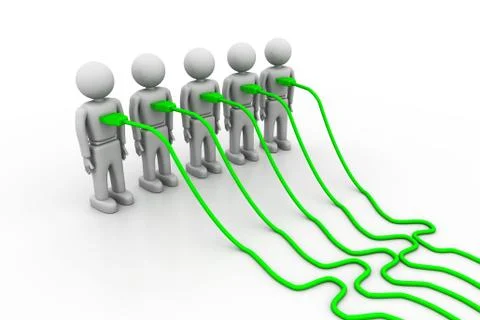Network concept Stock-Illustration