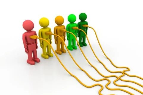 Network concept Stock Illustration