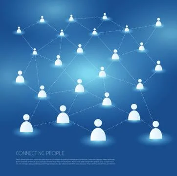 Network concept. Vector background. - Illustration Stock Illustration
