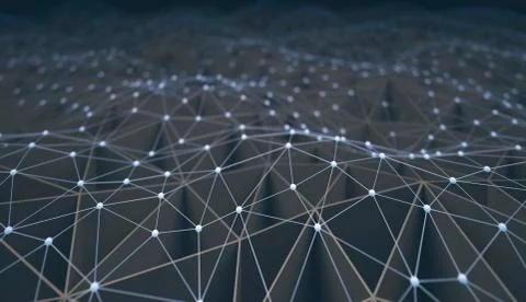 Network, conceptual illustration Illustrazione stock