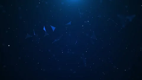 Network connected data tunnel Animation big data with interconnected glowing Stock-Footage 295213992