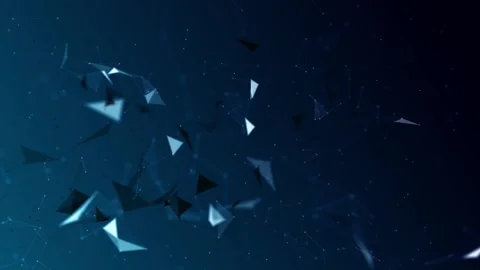 Network connected data tunnel Animation big data with interconnected glowing Stock-Footage 295214813