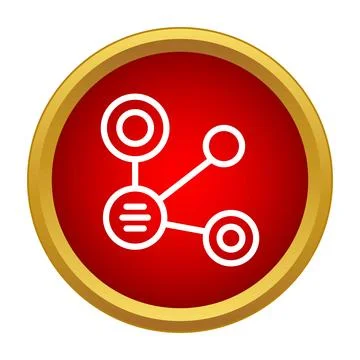 Network connecting data information nodes social media sharing Stock Illustration