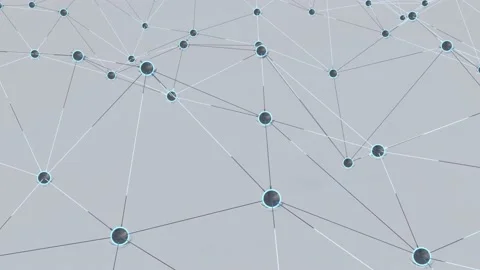 Network Connection 4K Motion Background Video Loop, Abstract Plexus Stock Footage 232387983