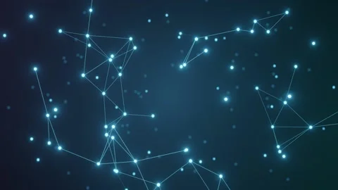 Network Connection Background Video, Plexus Dot Motion Background Loop Stock Footage 232386588
