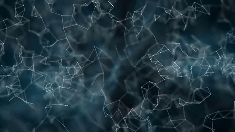 Network Connection Cloud . Rotation.seamless loop. Stock Footage 80342928