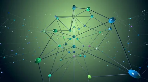 Network connection at cyberspace Stock Footage 51838489