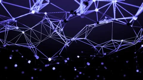 Network connection data structure. Design. Information technology, big data Stock Illustration