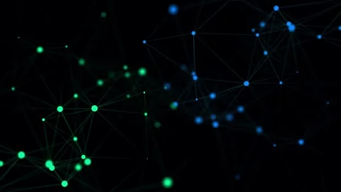 Network connection data structure. Information technology. Big data Stock Footage 245088858