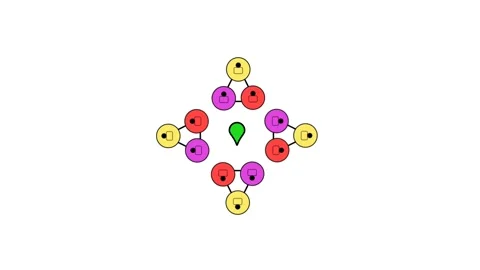 Network connection Stock Footage 293463818