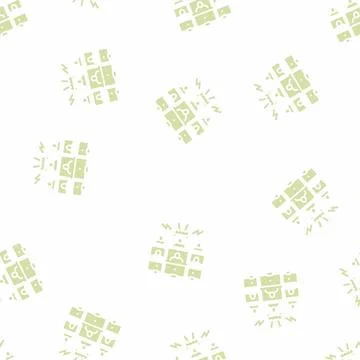 Network connection glyph seamless pattern 스톡 일러스트