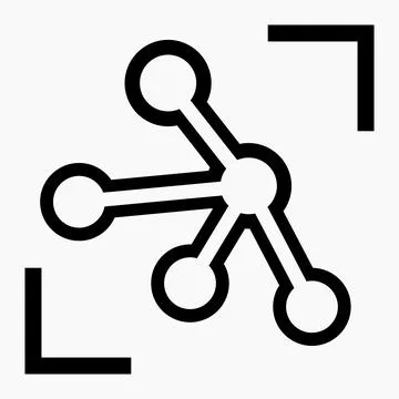 Network Connection Hub. Stock Illustration