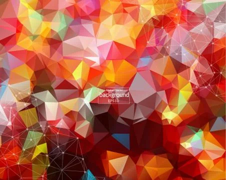 Network connection isolated on colorful background. For web site, wallpaper,  Stock Illustration