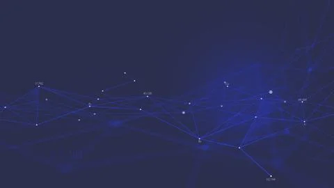 Network connection plexus digital futuristic technology, Abstract vector back Stock Illustration