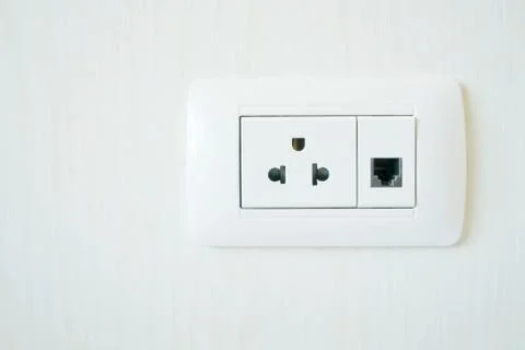 Network Connection Plug Stock Photos