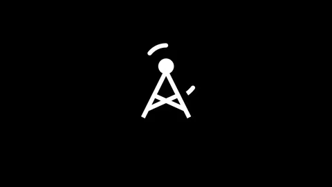 Network Connection Status Animation - Lost, Reconnecting, and Connected Stage Stock Footage 340058172