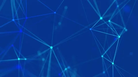 Network connection structure. Big data visualization. Digital background. Stock Footage 197066433