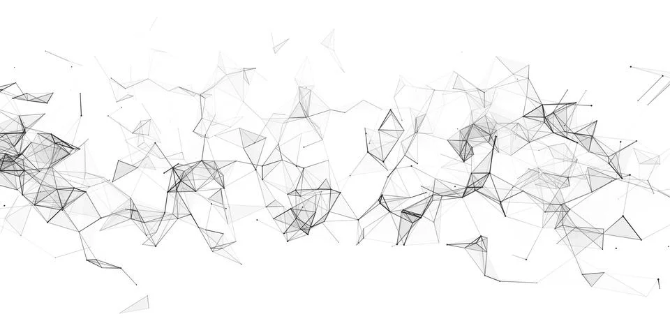 Network connection structure. Concept of hi tech and future. Communication an Stock Illustration