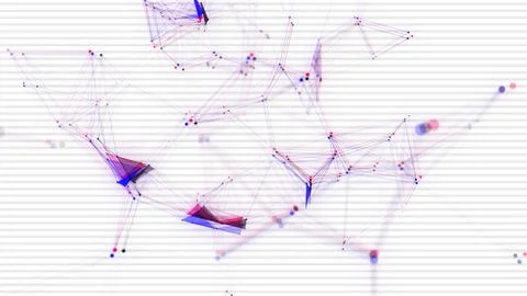 Network connection structure. Concept of hi tech and future. Communication .. Illustrazione stock