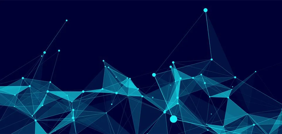 Network connection structure. Concept of hi tech and future. Communication .. Stock Illustration