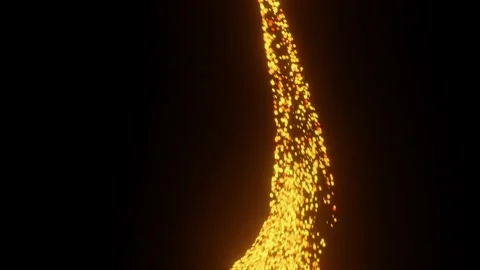 Network connection structure cyberspace with moving particles. Video stock 194122277