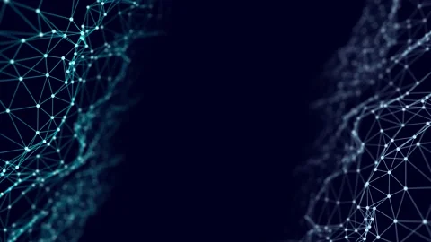 Network connection structure. Data transfer. Abstract background. Stock Footage 155754621