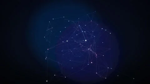 Network Connection Structure Dots Lines 3D Background Stockbeeldmateriaal 344056816