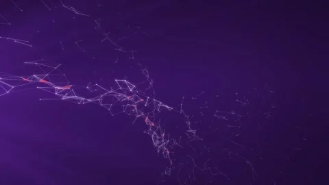 Network connection structure. Stock Footage 343153723