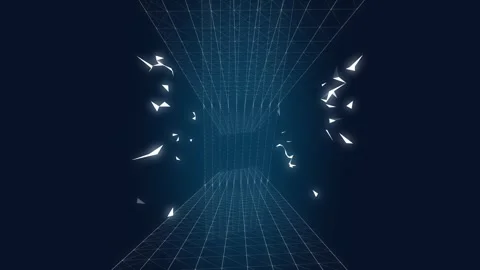 Network connection structure. Stock Footage 343154016