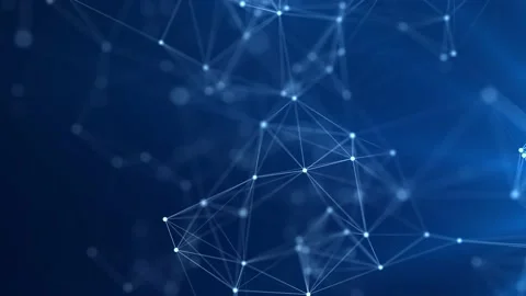 Network connection structure. Futuristic illustration. Stockbeeldmateriaal 149404523