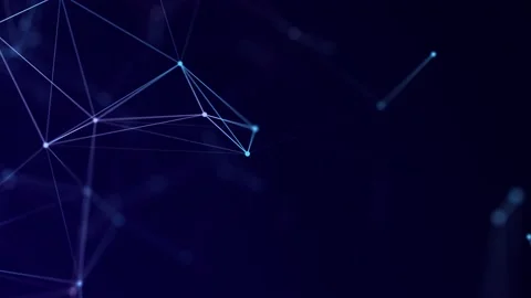 Network connection structure. Futuristic illustration. Vídeo Stock 152883280