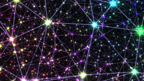 Network Connection System Concept Abstract Graphic Effect Background FastReverse Stock Footage 166715252