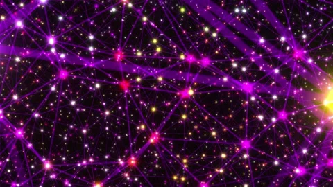 Network Connection System Concept Abstract Graphic Effect Background SlowForward Stock Footage 166715267