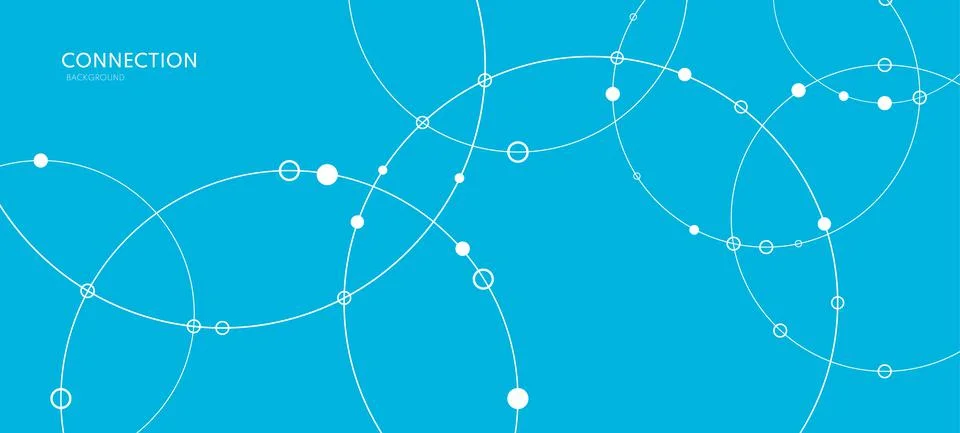 Network connection vector background. Stock Illustration