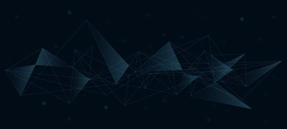 Network connection vector background. Stock Illustration