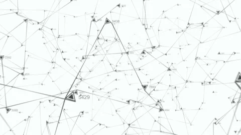 Network connections. Abstract technology background. Seamless loop Stock Footage 230212189