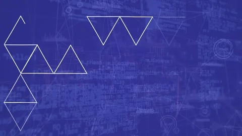 Network of connections against data processing and spot of light Stock Footage 326426534