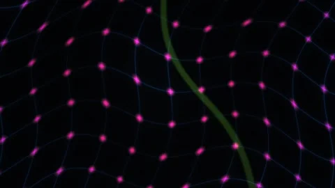 Network connections and data visualization. Stock Footage 335965875
