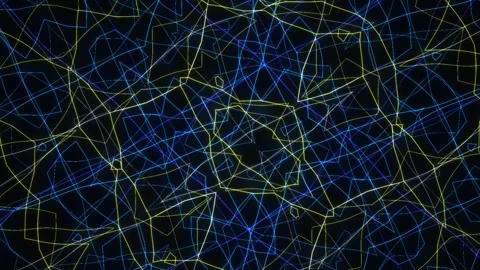 Network connections and lines on dark background. Stock Footage 335965908