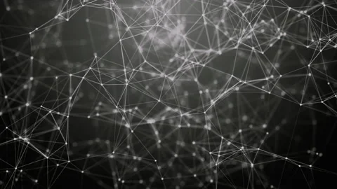 Network connections background with connecting lines and dots Stock Footage 171567413