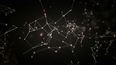 Network Connections Black Rising Stock Footage 50274338