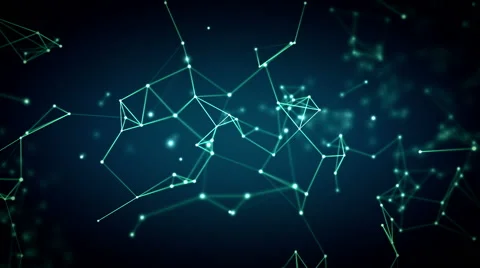 Network Connections Blue Rising Stock Footage 50275050