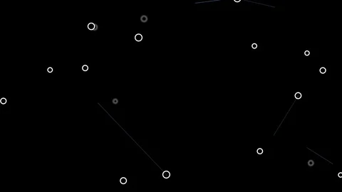 Network connections cloud abstract background animation - new dynamic technology Stock Footage 83710100