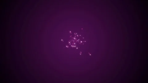 Network connections explosion pink purple neon cloud abstract background Stock Footage 83710220
