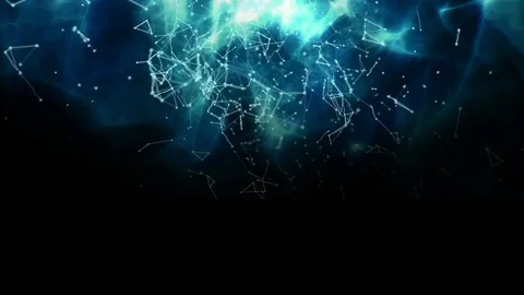 Network of connections floating Stock Footage 118602447