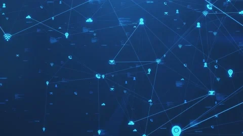 Network connections 스톡 동영상 170982689