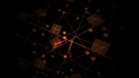 Network connections glowing nodes technology. Stock Footage 334891871