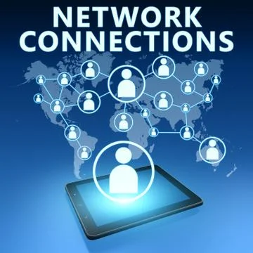 Network connections Stock Illustration