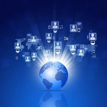 Network Connections Stock Illustration