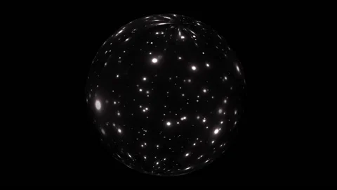 Network connections on rotating sphere c... | Stock Video | Pond5